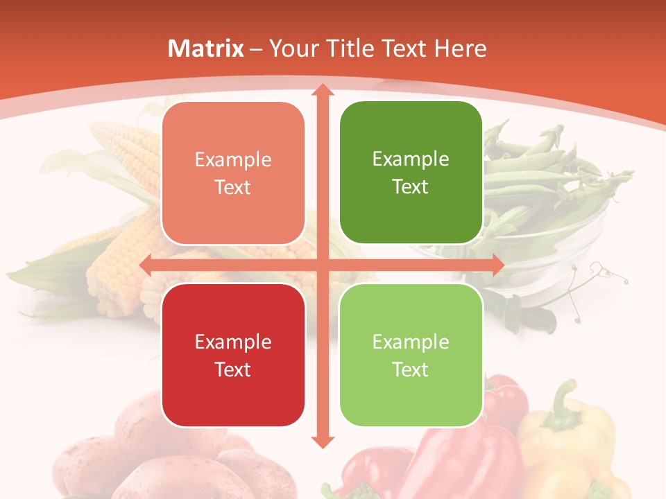 Tomato Background Pod PowerPoint Template