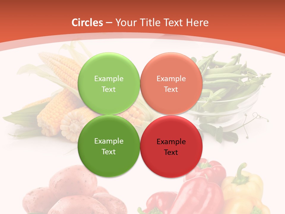 Tomato Background Pod PowerPoint Template