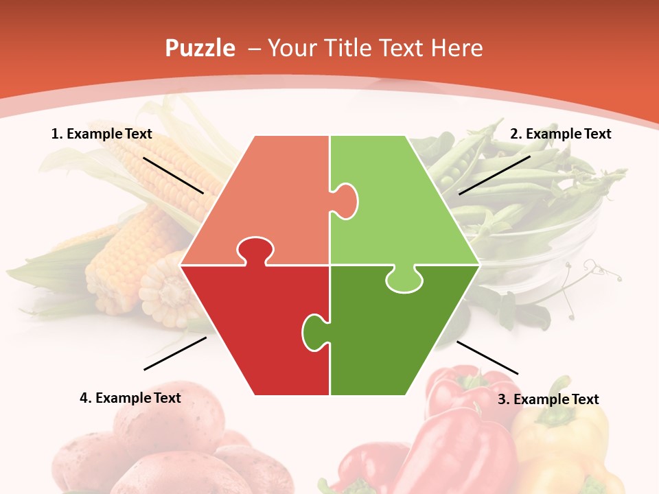 Tomato Background Pod PowerPoint Template