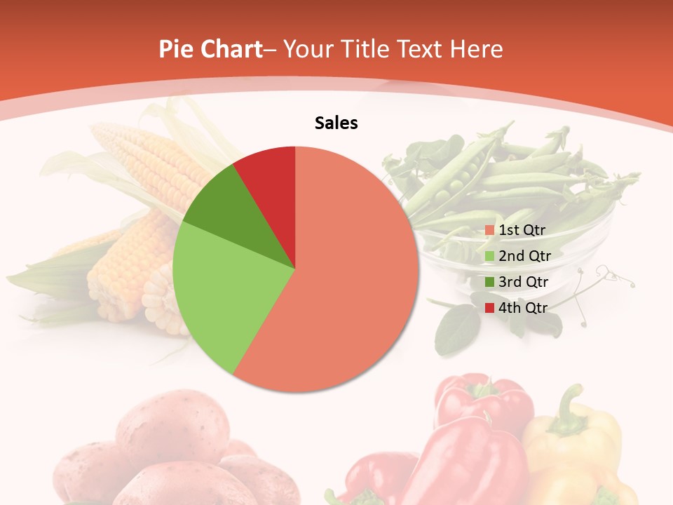 Tomato Background Pod PowerPoint Template