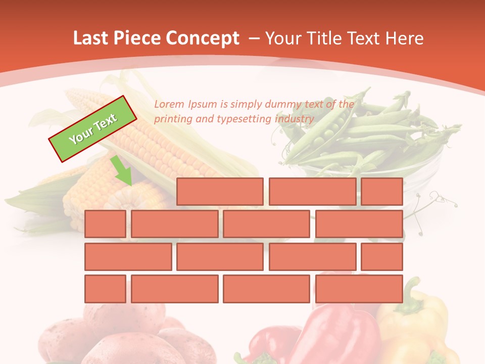 Tomato Background Pod PowerPoint Template