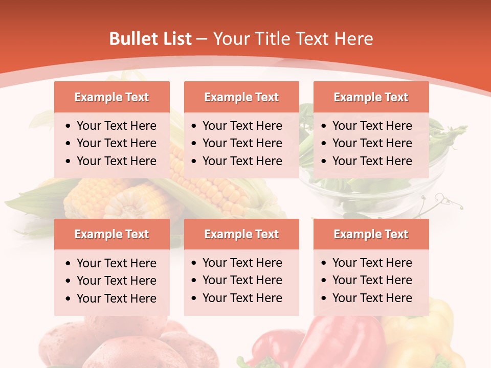 Tomato Background Pod PowerPoint Template