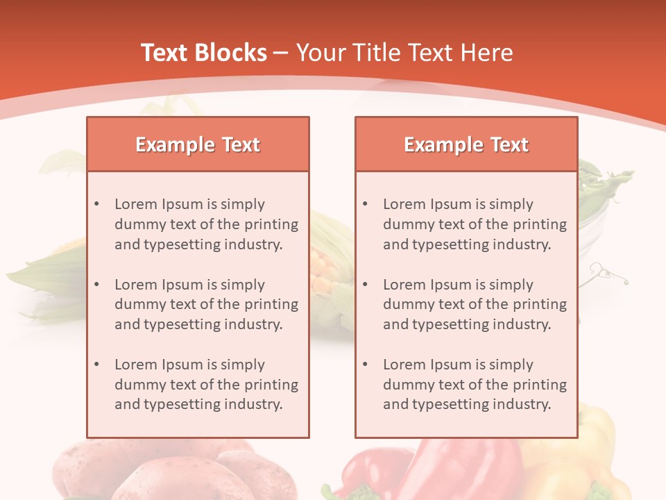 Tomato Background Pod PowerPoint Template