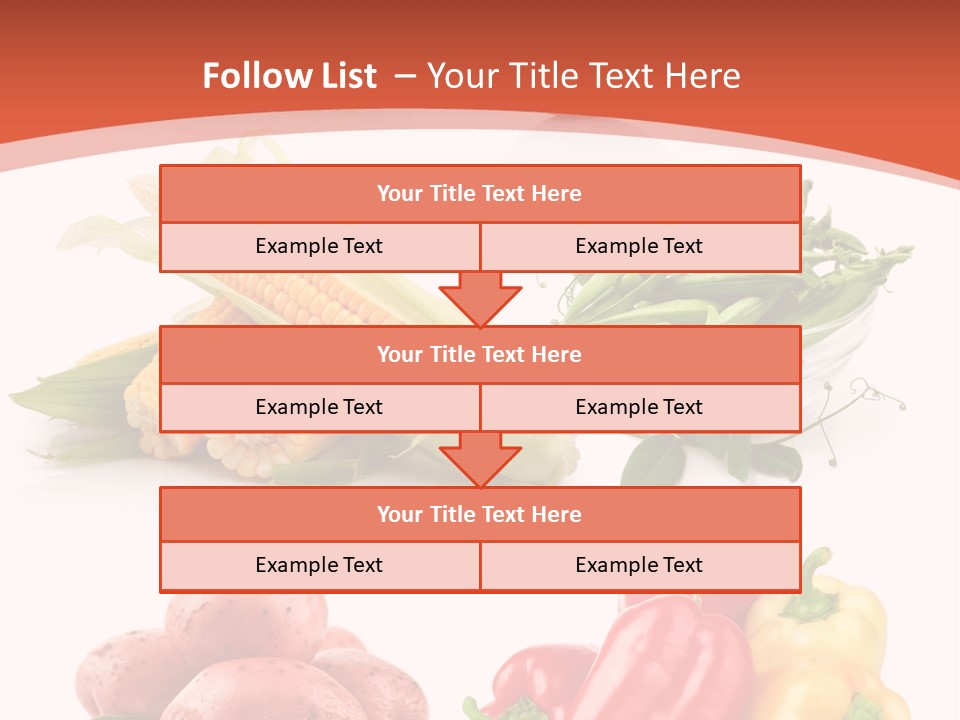 Tomato Background Pod PowerPoint Template