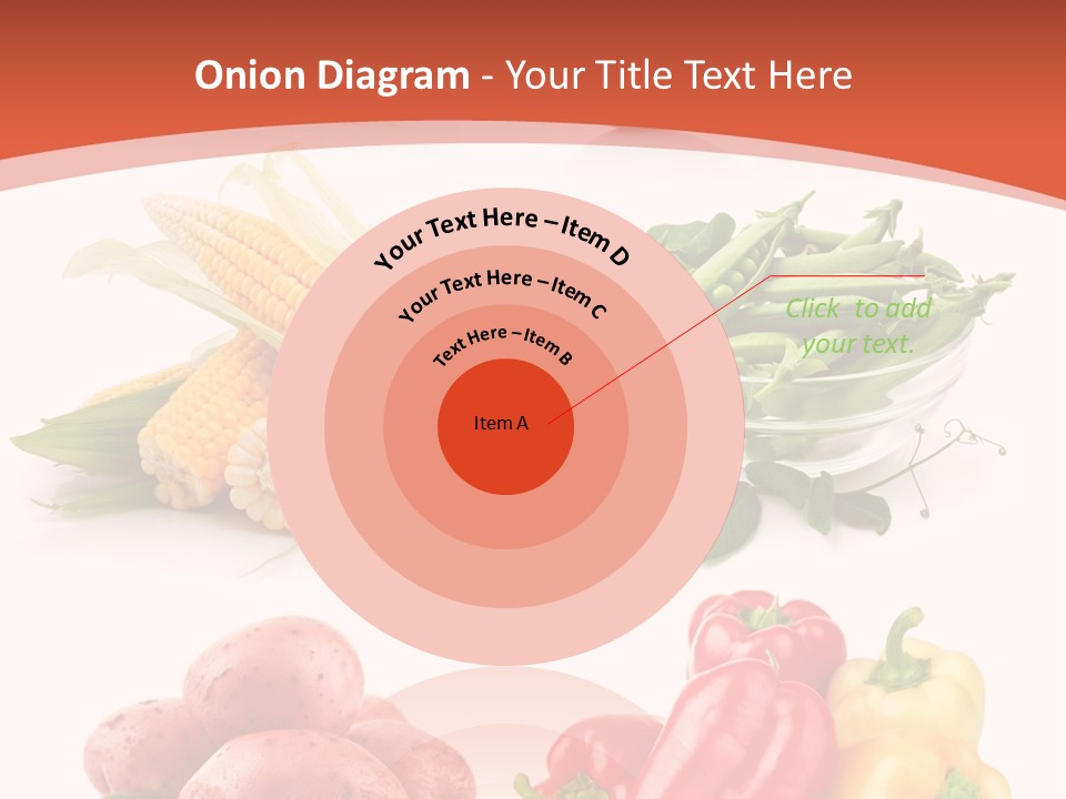 Tomato Background Pod PowerPoint Template