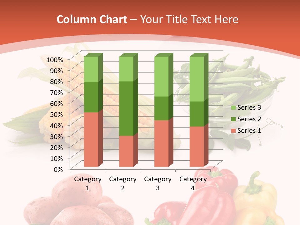 Tomato Background Pod PowerPoint Template
