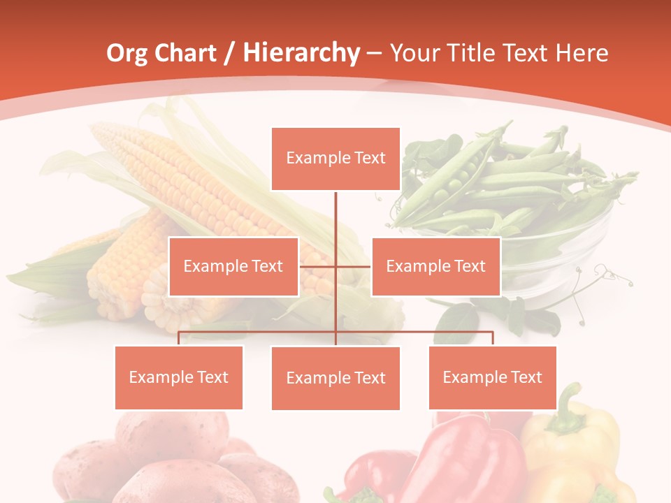 Tomato Background Pod PowerPoint Template