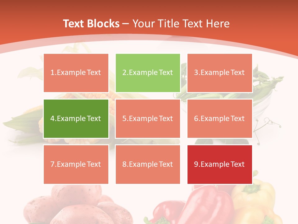 Tomato Background Pod PowerPoint Template