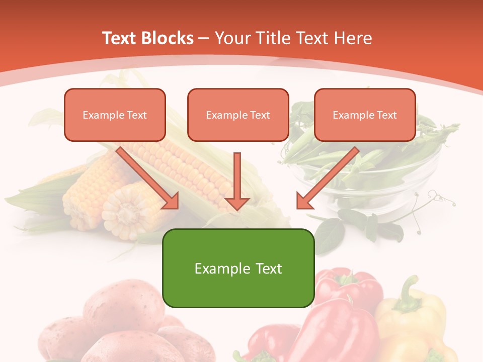 Tomato Background Pod PowerPoint Template