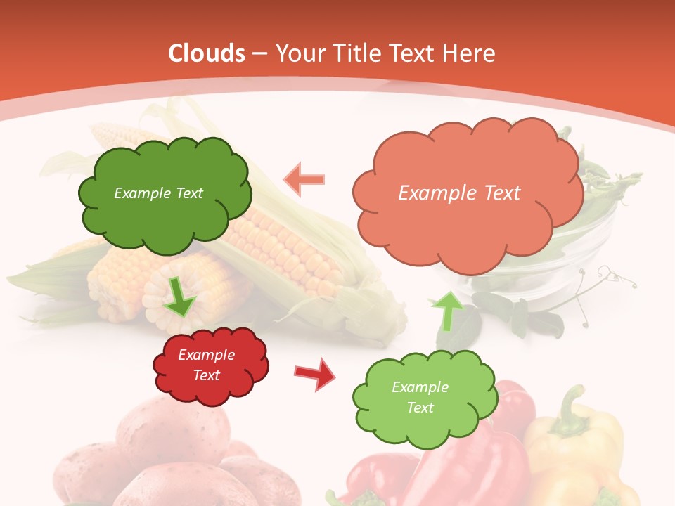 Tomato Background Pod PowerPoint Template