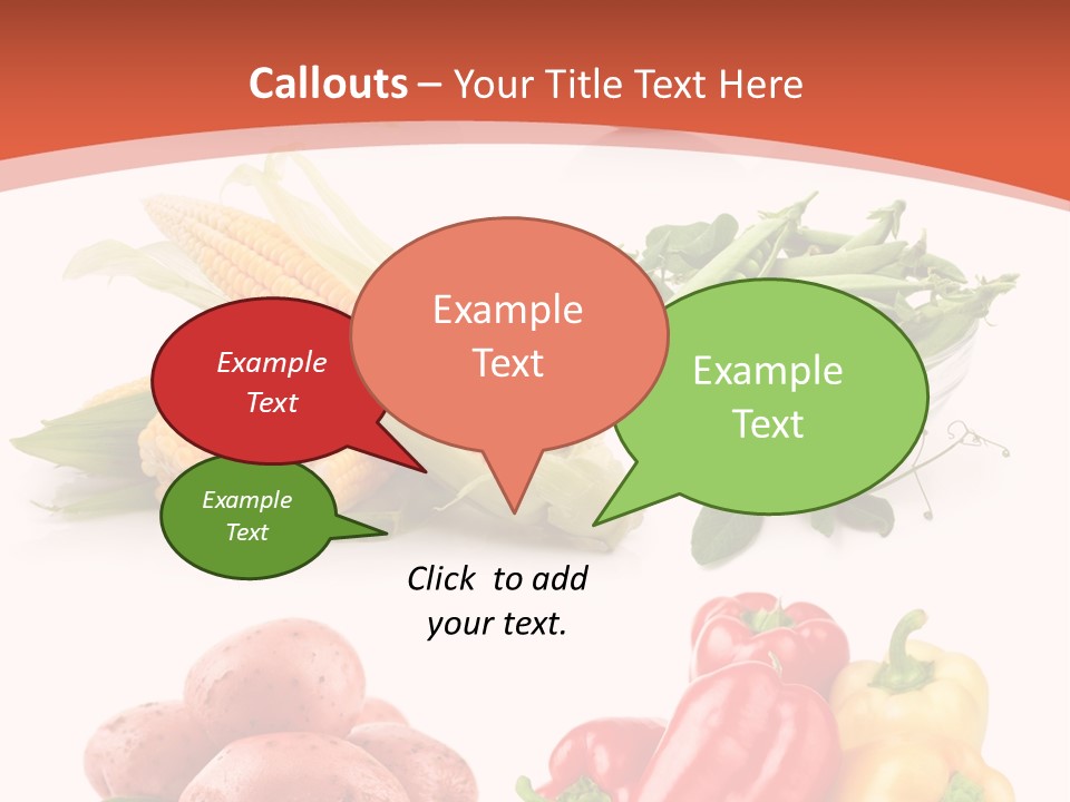 Tomato Background Pod PowerPoint Template