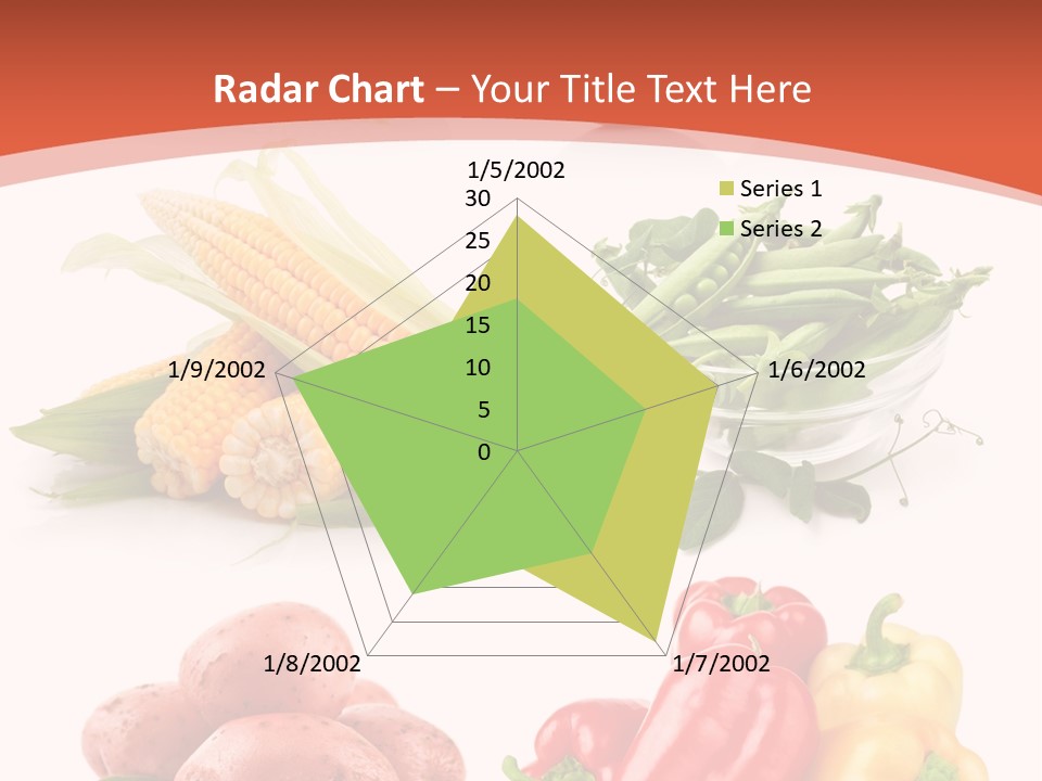 Tomato Background Pod PowerPoint Template