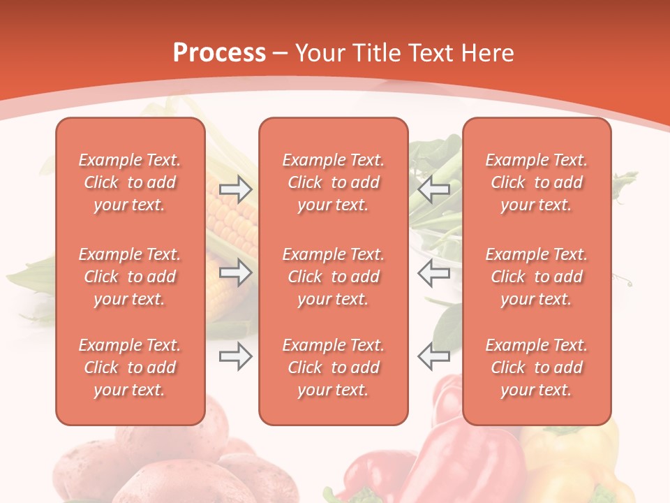Tomato Background Pod PowerPoint Template