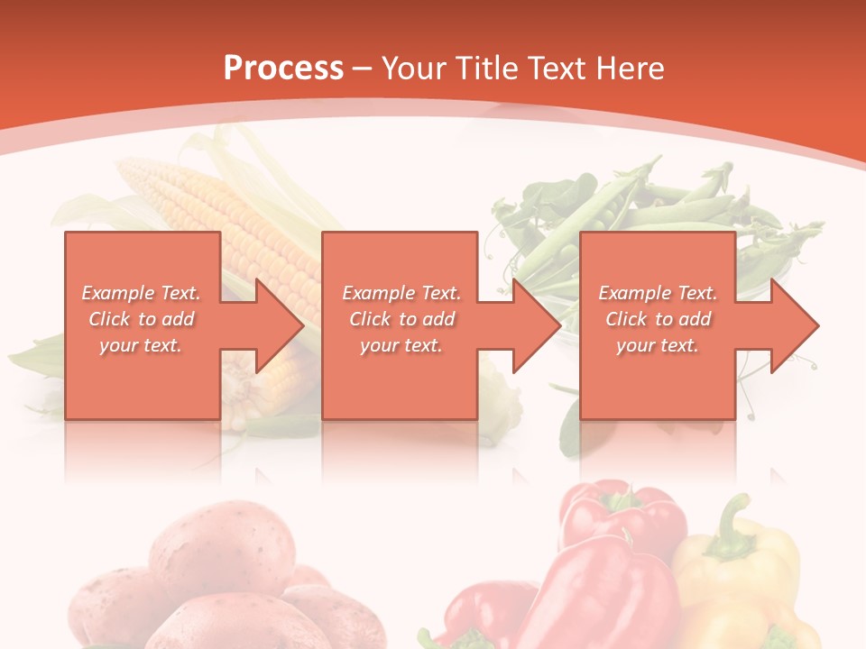 Tomato Background Pod PowerPoint Template
