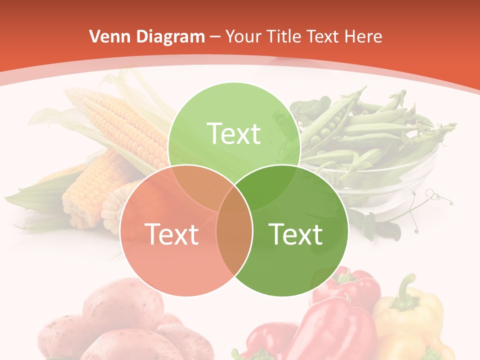 Tomato Background Pod PowerPoint Template