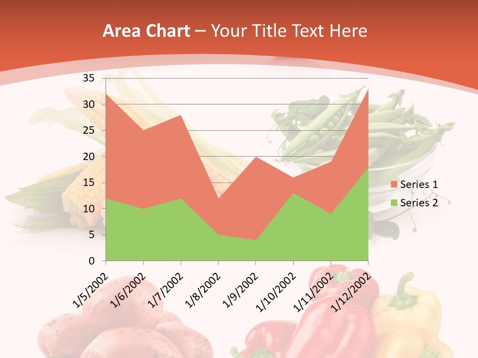 Tomato Background Pod PowerPoint Template