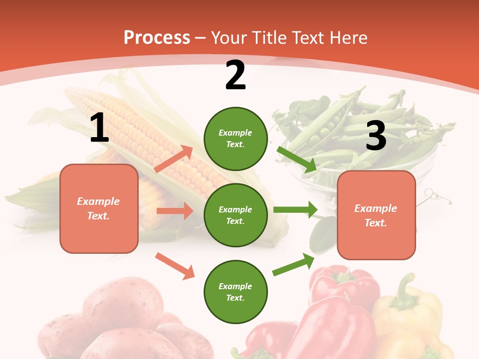 Tomato Background Pod PowerPoint Template