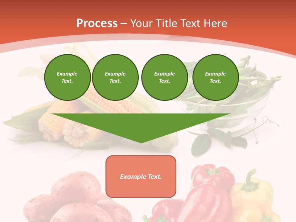Tomato Background Pod PowerPoint Template