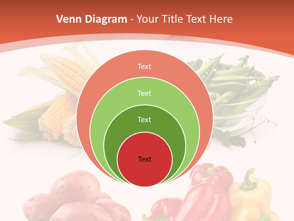 Tomato Background Pod PowerPoint Template