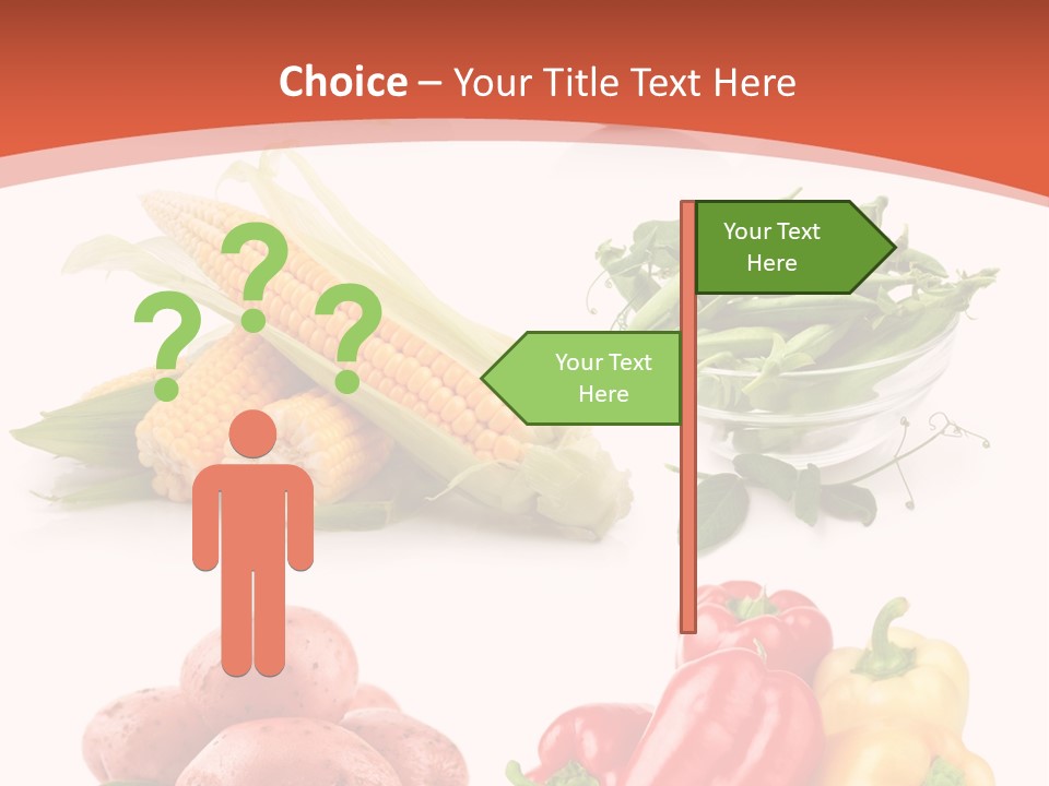 Tomato Background Pod PowerPoint Template