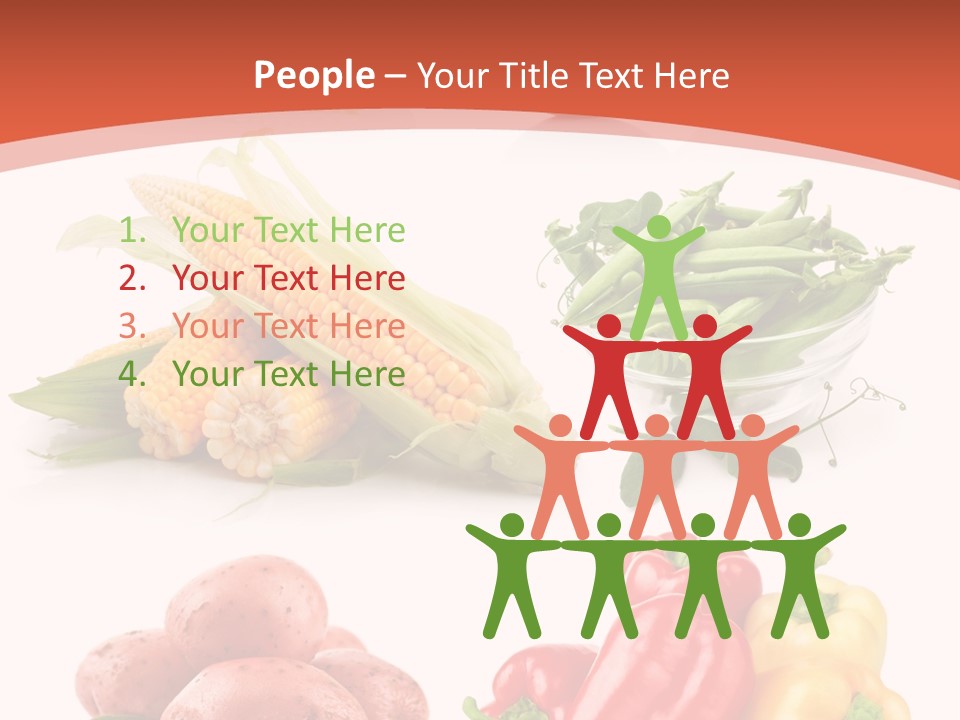 Tomato Background Pod PowerPoint Template