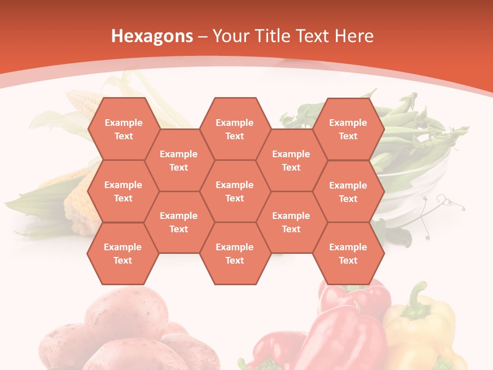 Corn Isolated Green PowerPoint Template