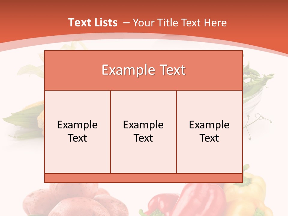 Corn Isolated Green PowerPoint Template