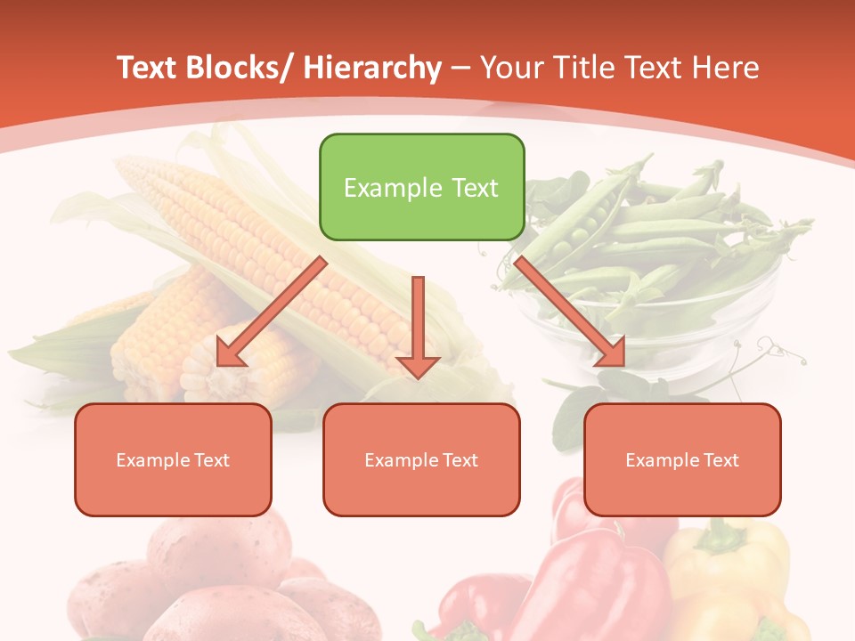 Corn Isolated Green PowerPoint Template