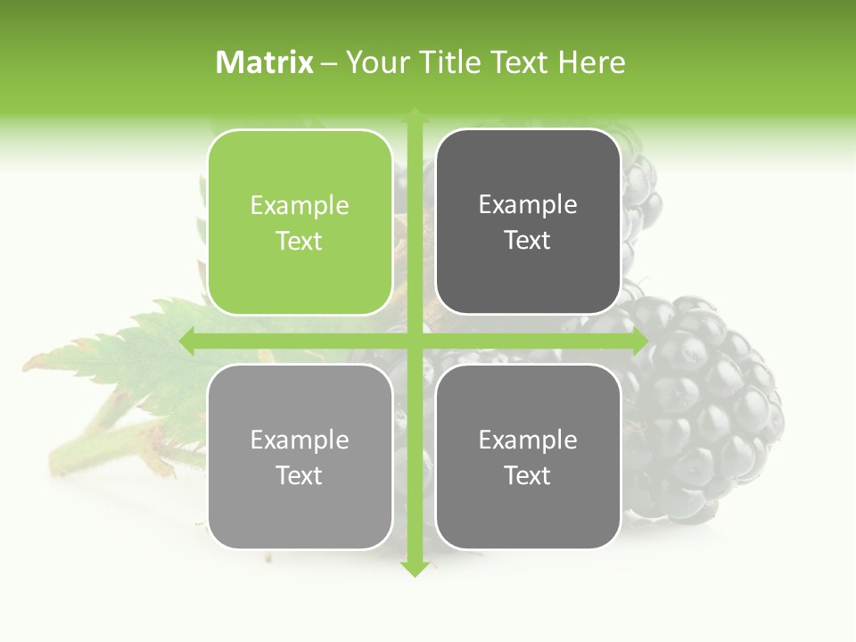 Three Nutrition Nature PowerPoint Template