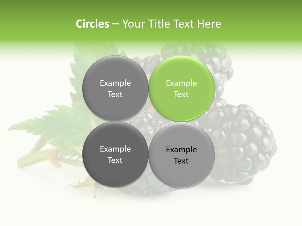 Three Nutrition Nature PowerPoint Template