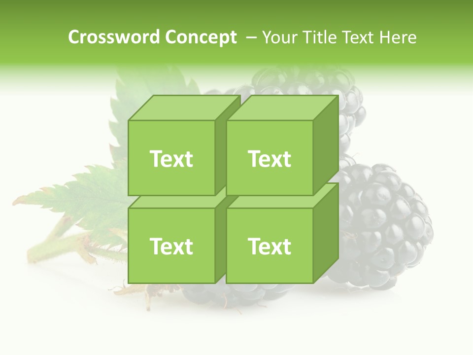Three Nutrition Nature PowerPoint Template