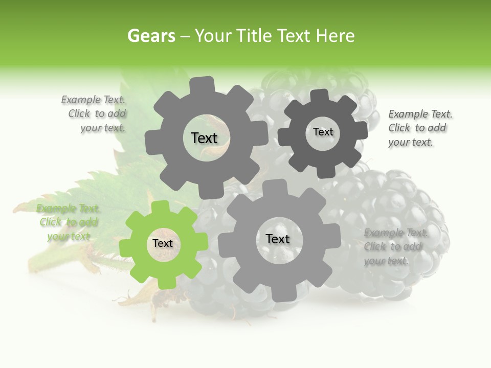 Three Nutrition Nature PowerPoint Template