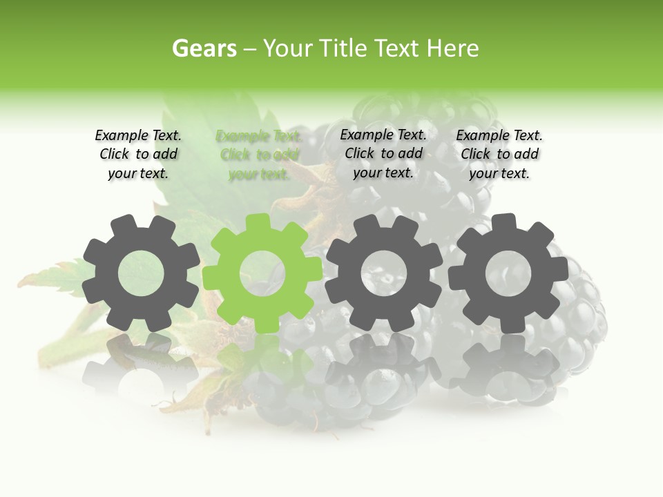 Three Nutrition Nature PowerPoint Template