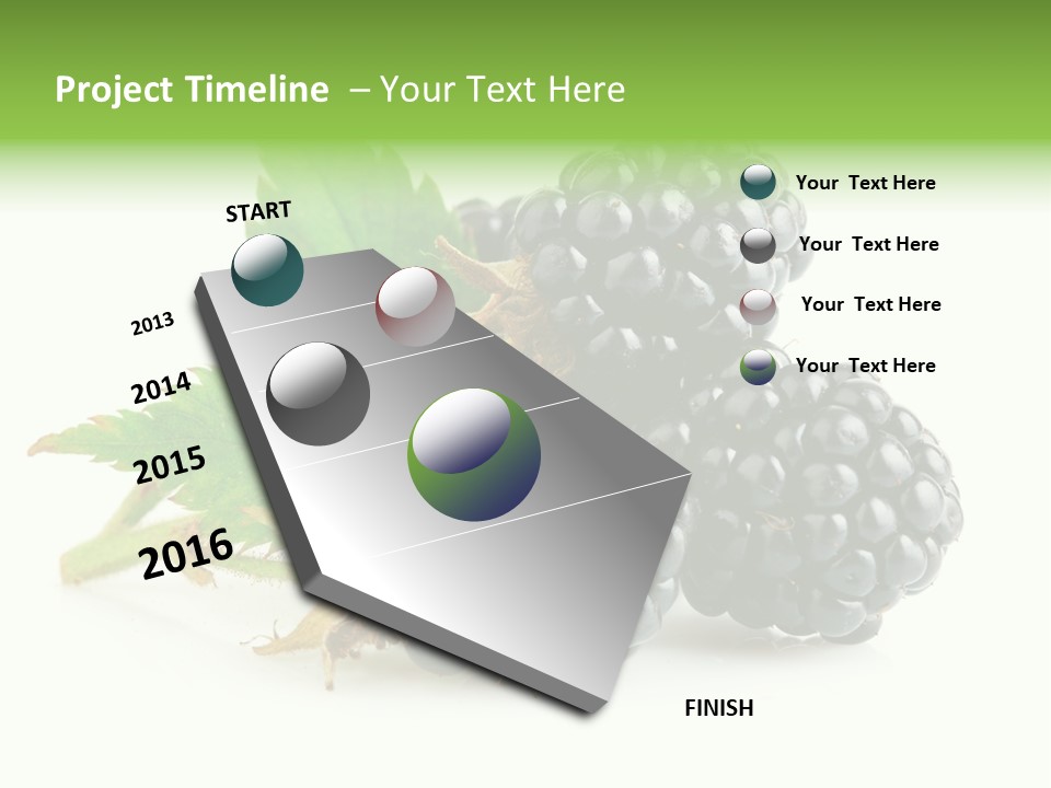 Three Nutrition Nature PowerPoint Template