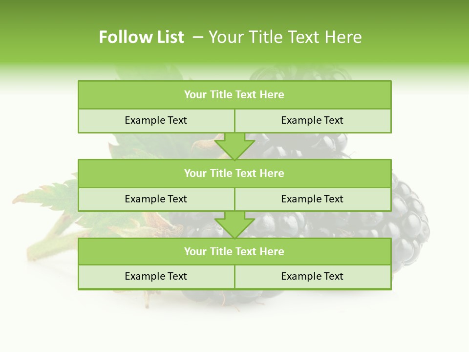 Three Nutrition Nature PowerPoint Template