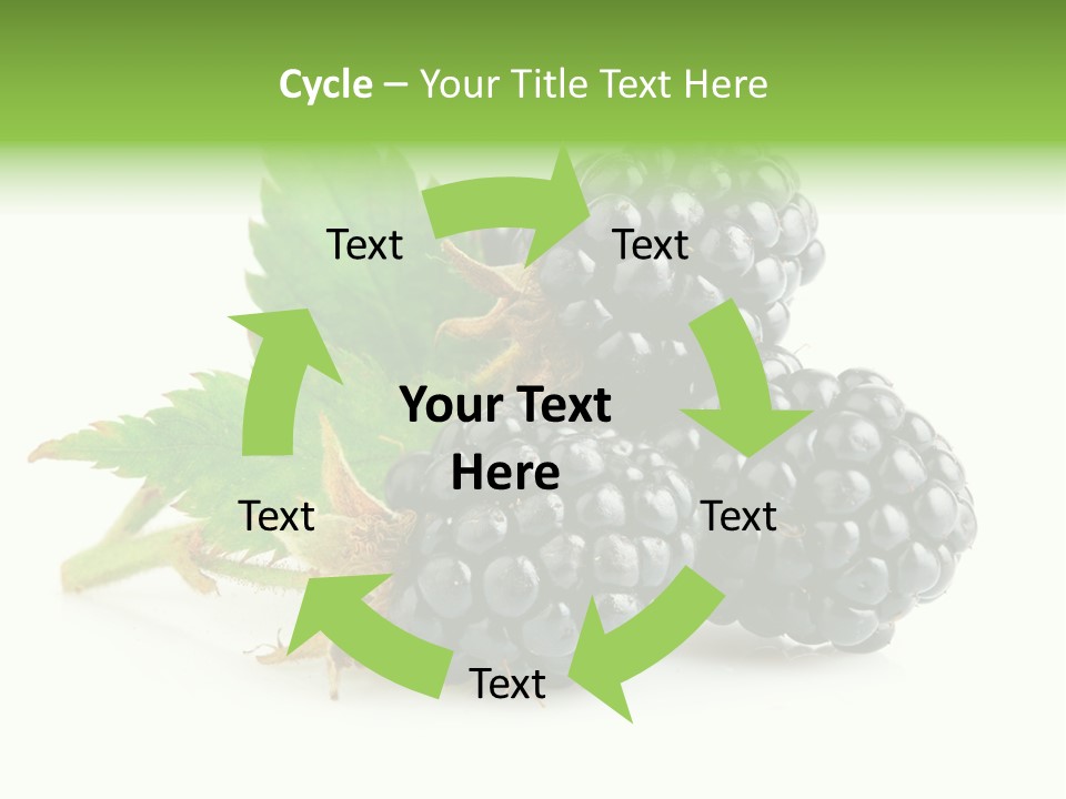 Three Nutrition Nature PowerPoint Template