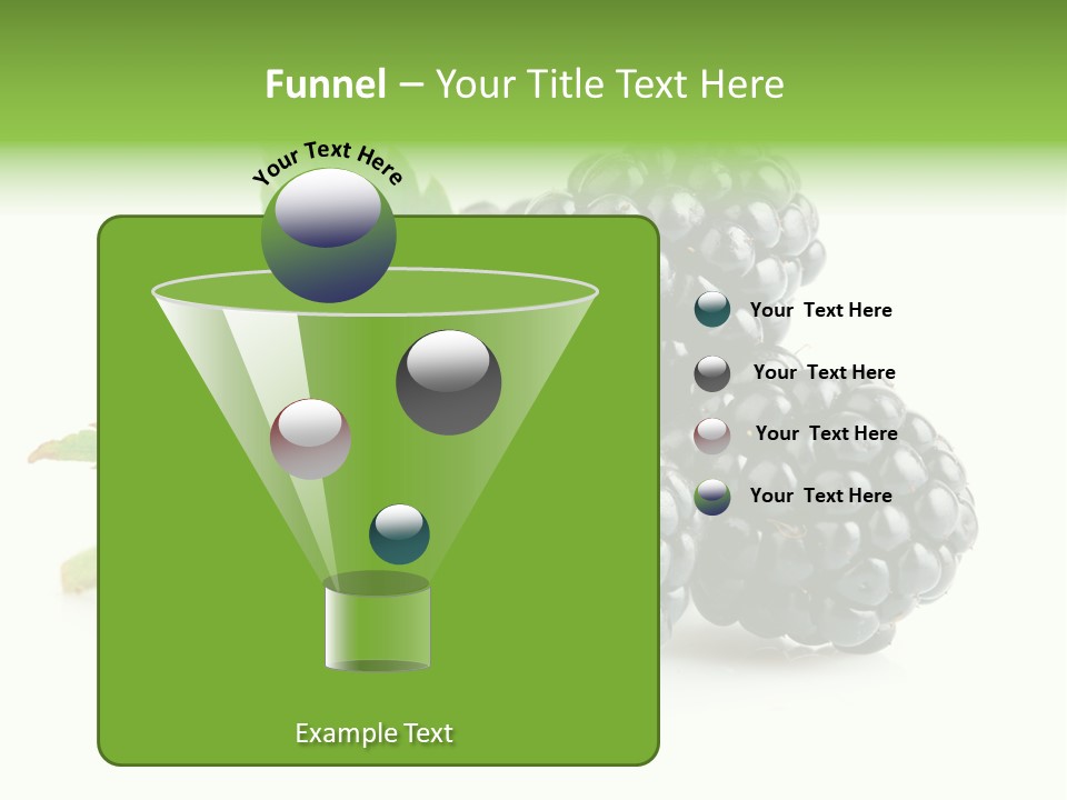 Three Nutrition Nature PowerPoint Template