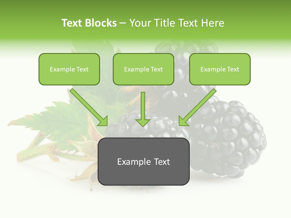 Three Nutrition Nature PowerPoint Template