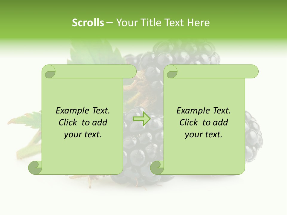Three Nutrition Nature PowerPoint Template
