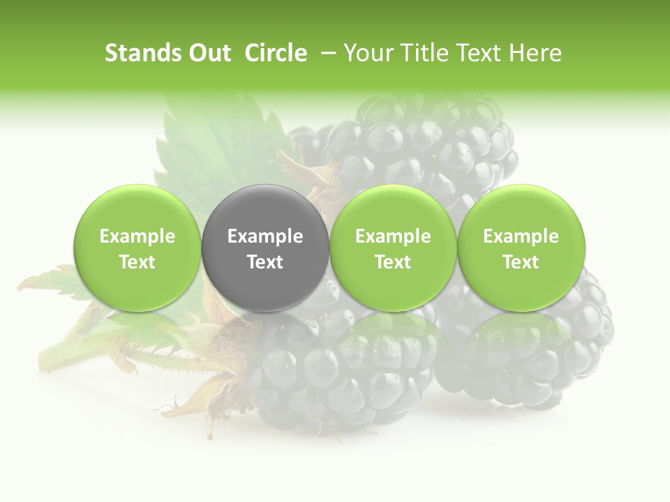 Three Nutrition Nature PowerPoint Template