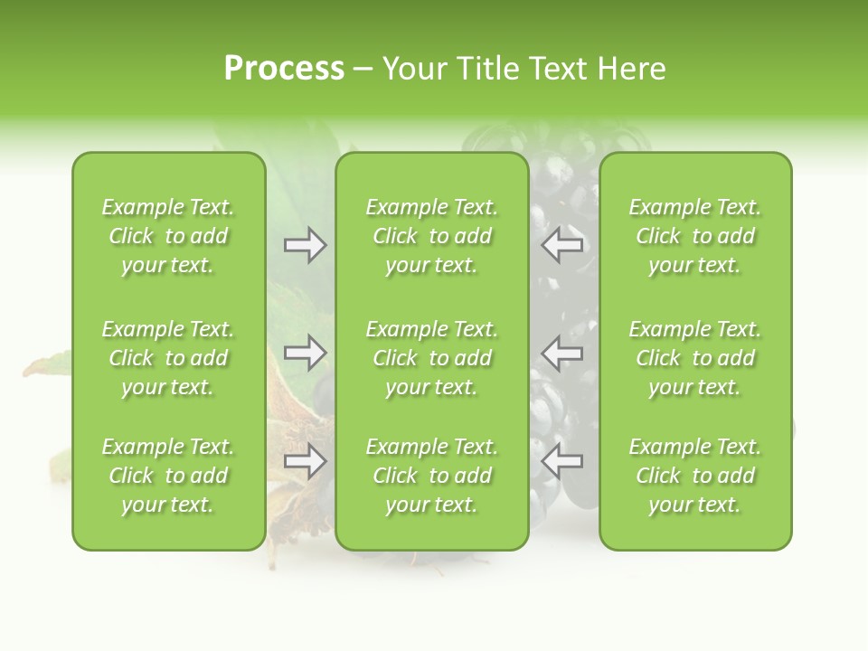 Three Nutrition Nature PowerPoint Template