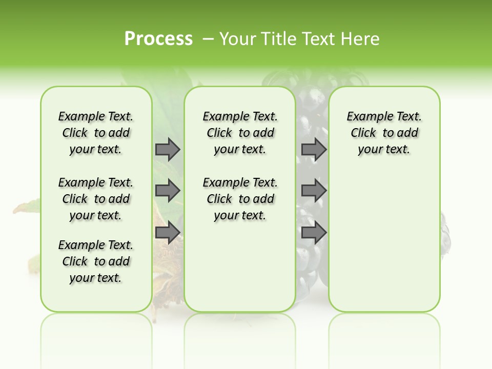 Three Nutrition Nature PowerPoint Template