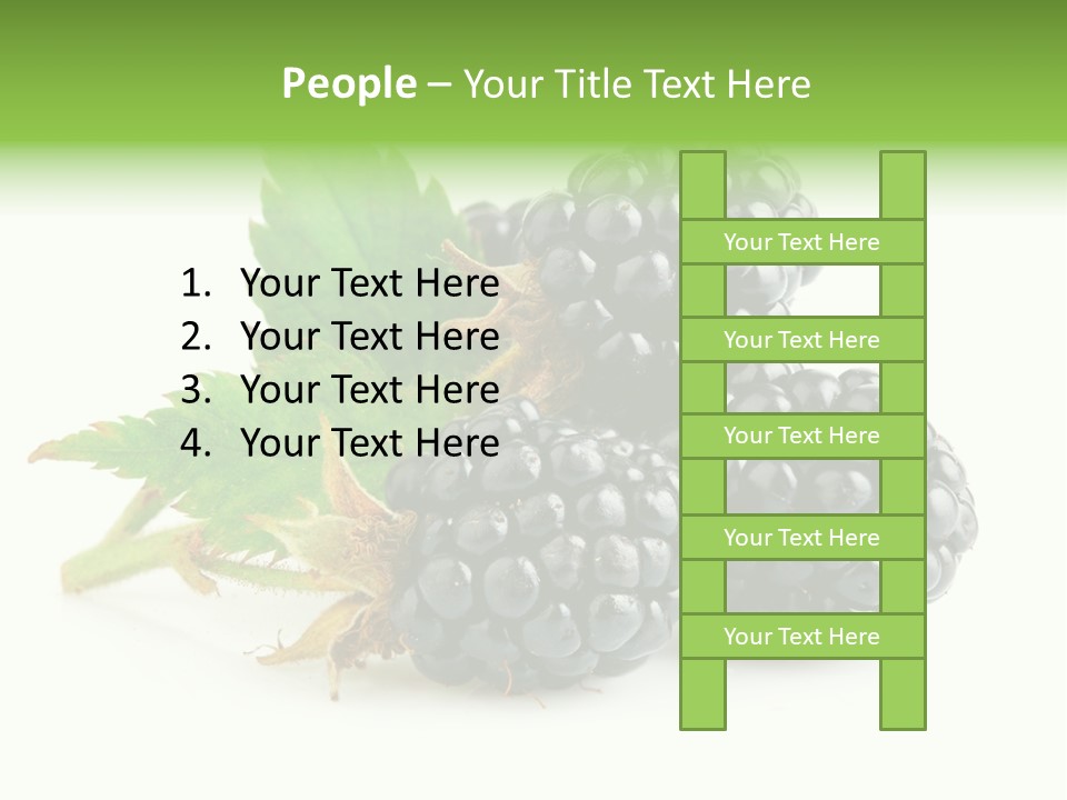 Three Nutrition Nature PowerPoint Template