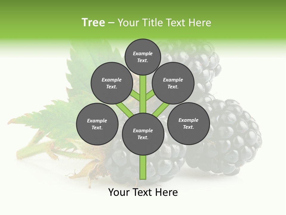 Three Nutrition Nature PowerPoint Template