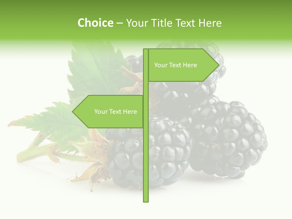 Three Nutrition Nature PowerPoint Template