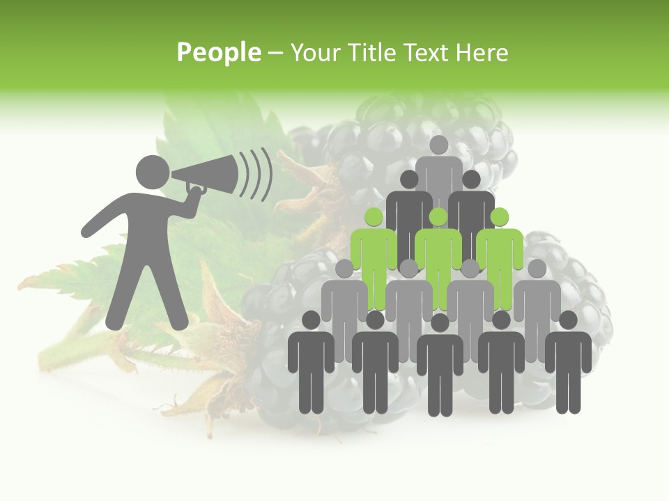 Three Nutrition Nature PowerPoint Template