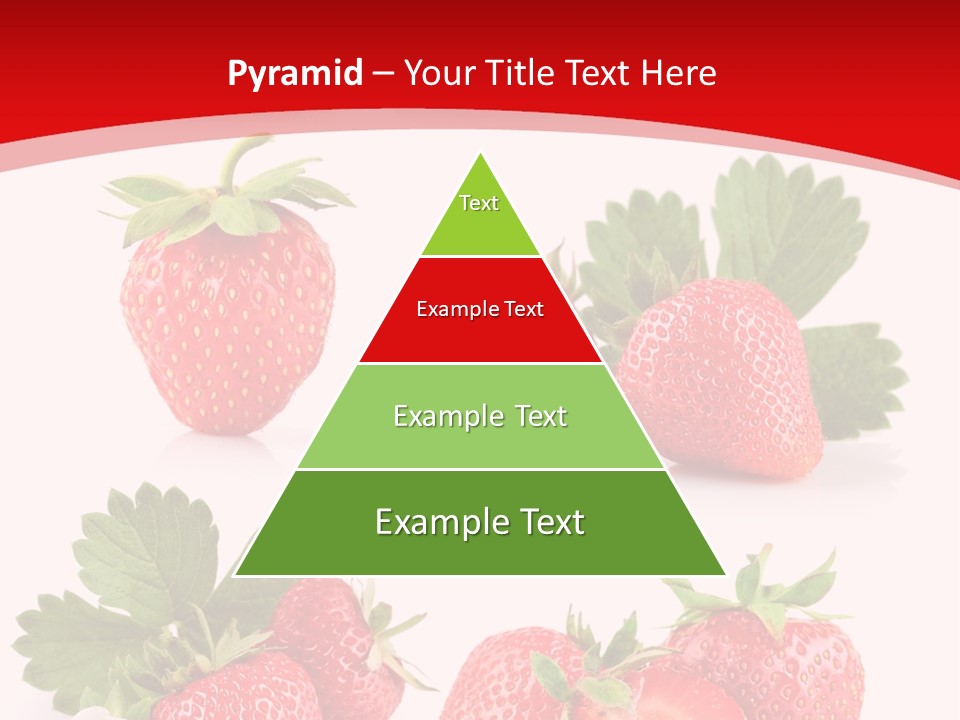 Blooming Strawberry Food PowerPoint Template
