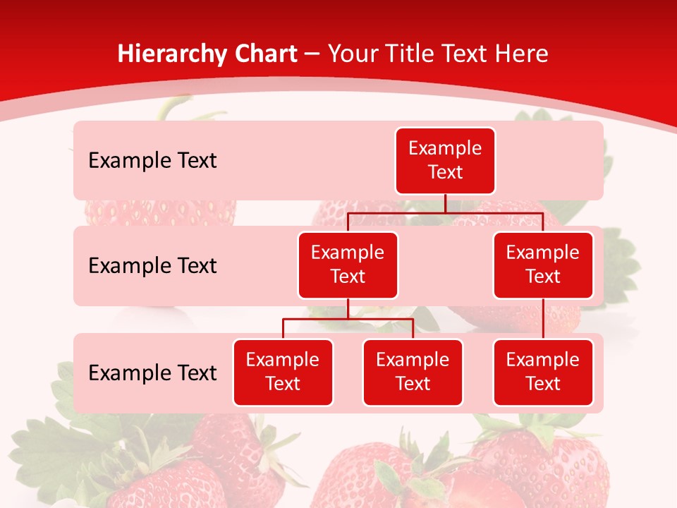 Blooming Strawberry Food PowerPoint Template