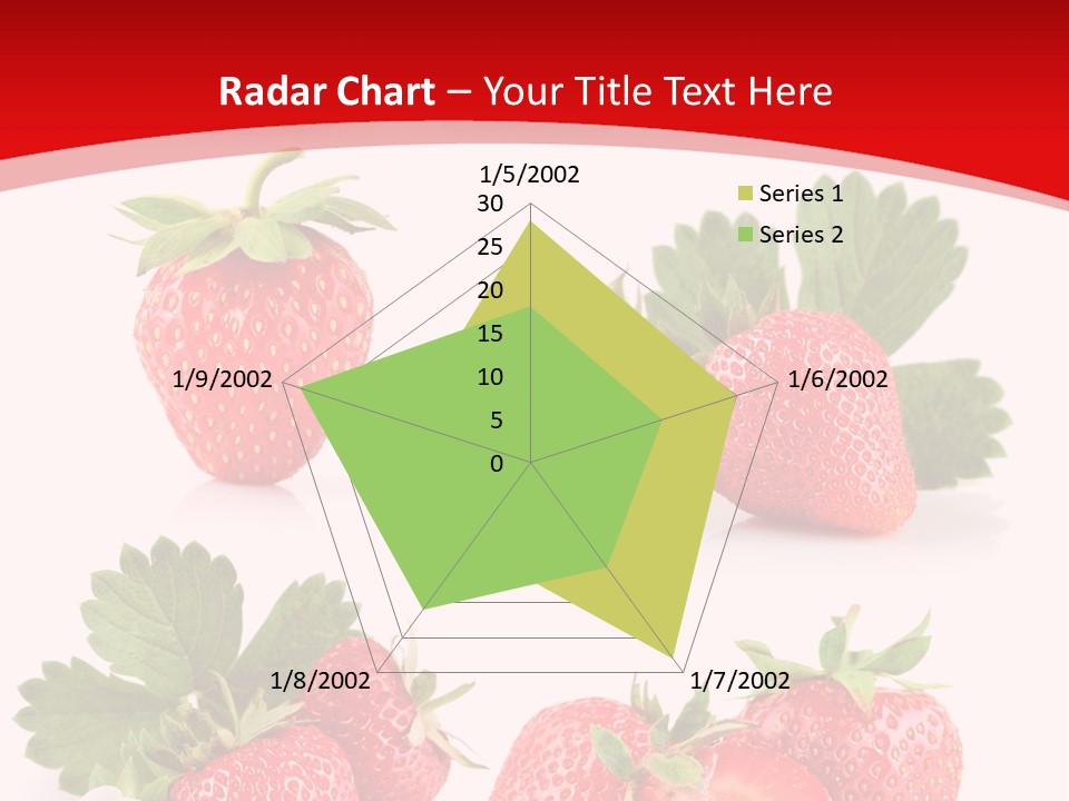 Blooming Strawberry Food PowerPoint Template