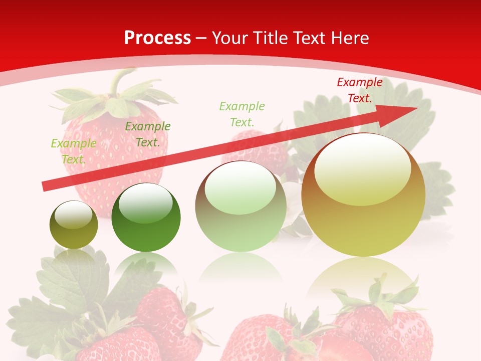Blooming Strawberry Food PowerPoint Template